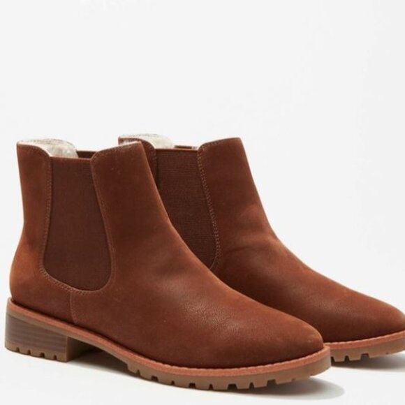 NWOB Loft Chelsea Brown booties Size 6.5 - Picture 1 of 13